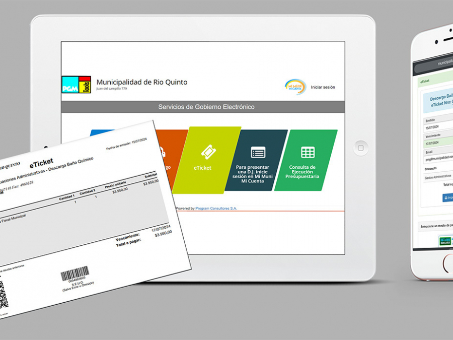 eTICKET: Simplifica los pagos de tasas y derechos administrativos