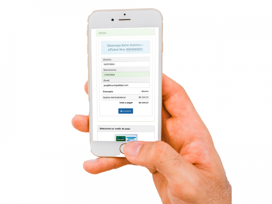 eTICKET: Simplifica los pagos de tasas y derechos administrativos