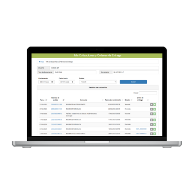 Gestión integral de compras y suministros